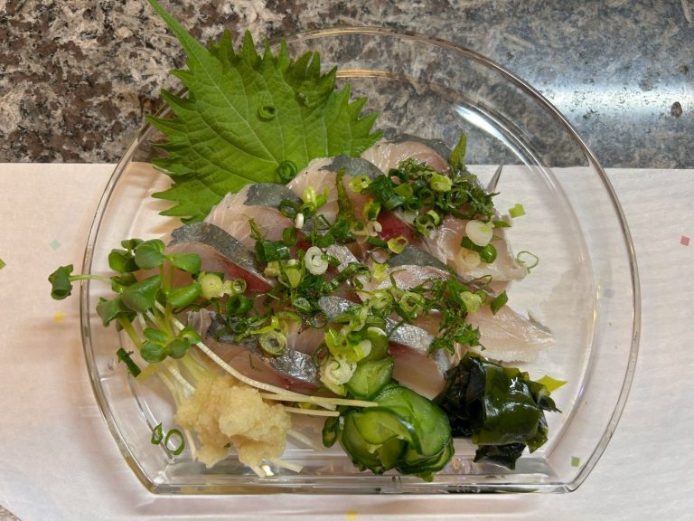 青魚のお造り