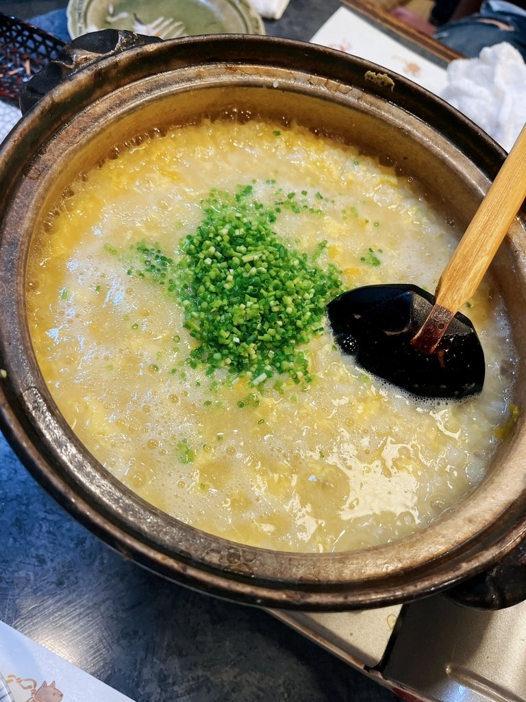 ちり鍋のあとに炊くふぐ雑炊