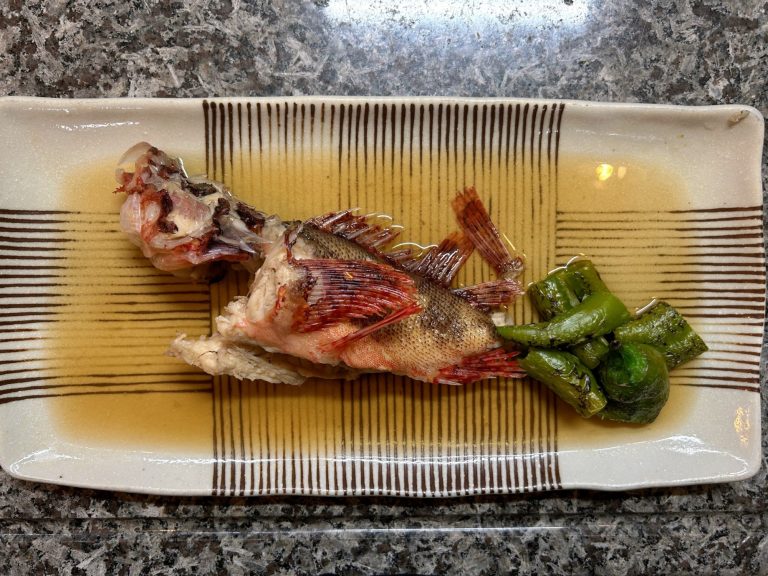 季節の魚の煮付け