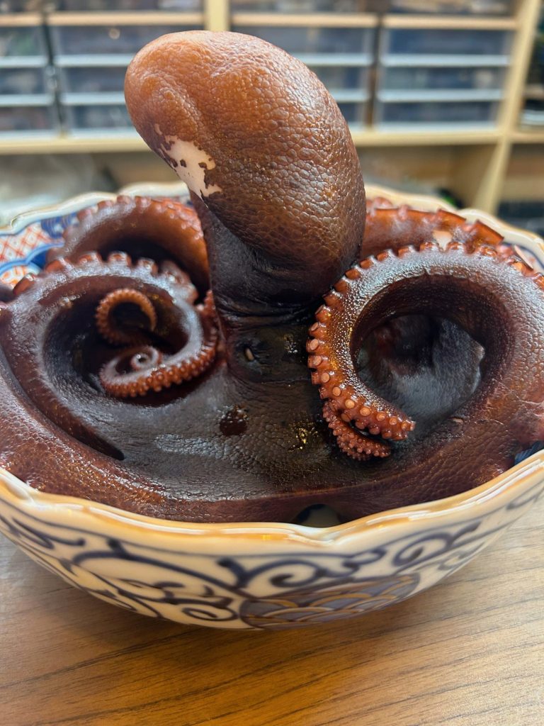 たこ 3分茹で